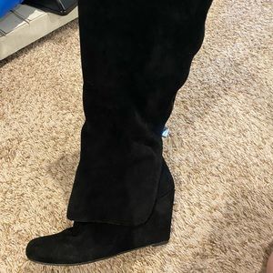 Jessica Simpson suede knee high boots